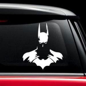 car Sticker car Stickers Exterior Batman Body car stiker coulur White