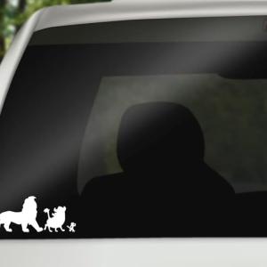 Lion King Decal, Car Decal, Wall Decal, Laptop Stickers, Vinyl Decal