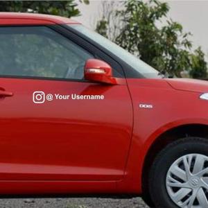 Custom Instagram Username Decals Car Stickers