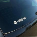 Custom Weatherproof Spotify Code Decal/Bumper Sticker